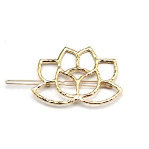 Lotus hair barrette